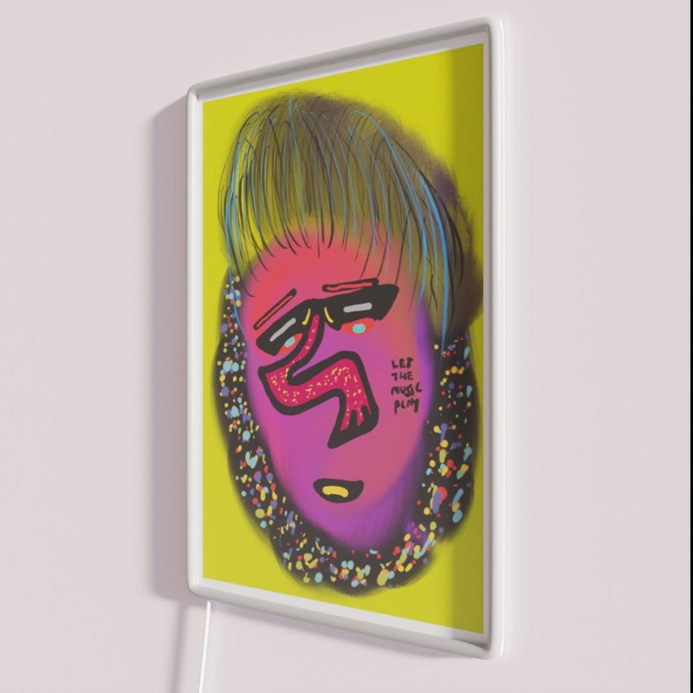 Let The Music Play Rgb Led Neon Sign Bar Neon Sign For Pub