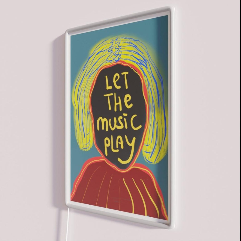 Let The Music Play Rgb Led Neon Sign Gallery Neon Sign