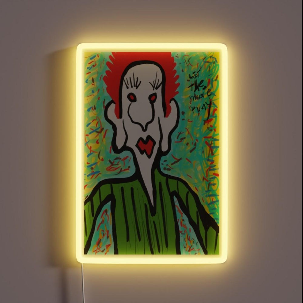 Let The Music Play Rgb Led Neon Sign Home Minimalist Neon Sign