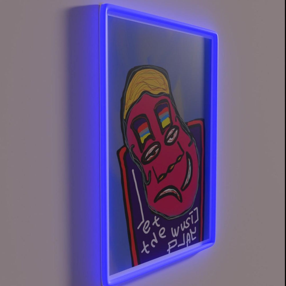 Let The Music Play Rgb Led Neon Sign Home Neon Art Decor