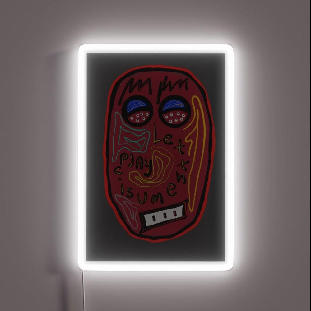 Let The Music Play Rgb Led Neon Sign Led Art Neon