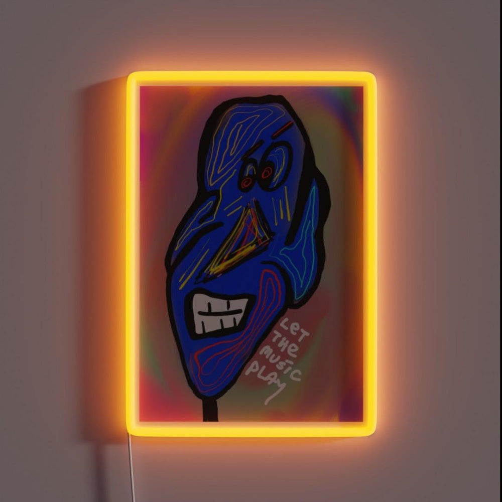 Let The Music Play Rgb Led Neon Sign Pop Art Neon Sign