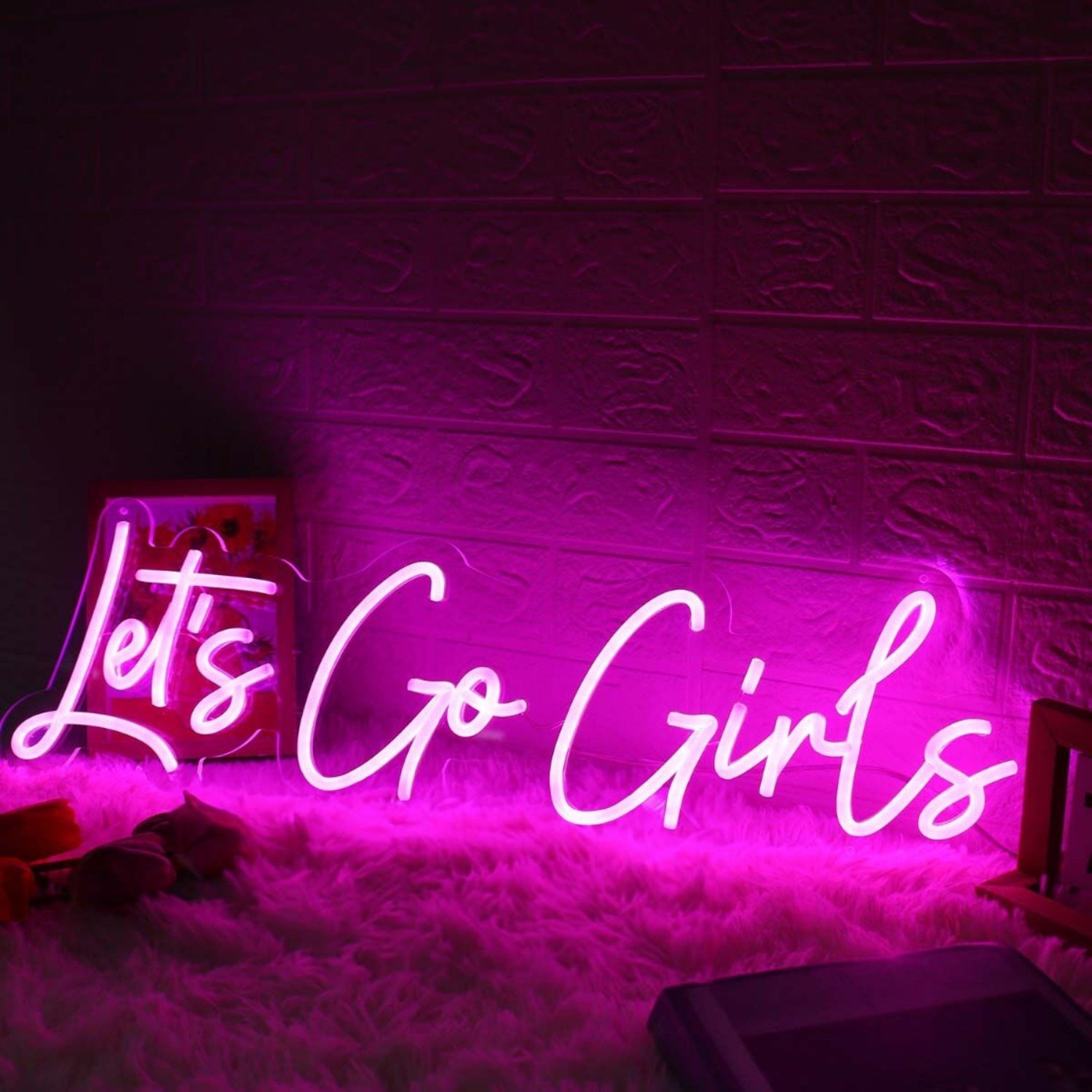 Let Us Go Girls Pink Led Neon Sign For Fun And Playful Spaces | Shineneon