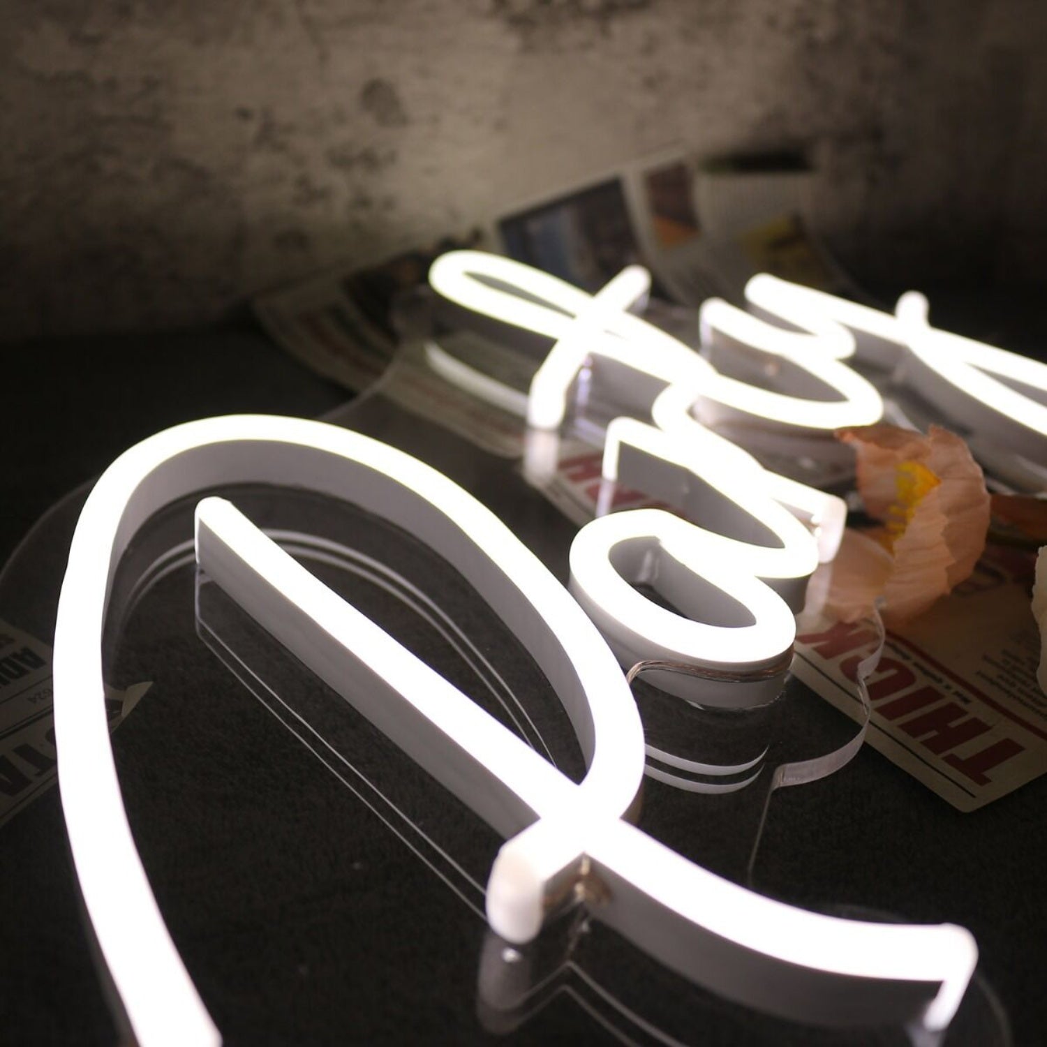 Let Us Party White Led Neon Sign | Shineneon