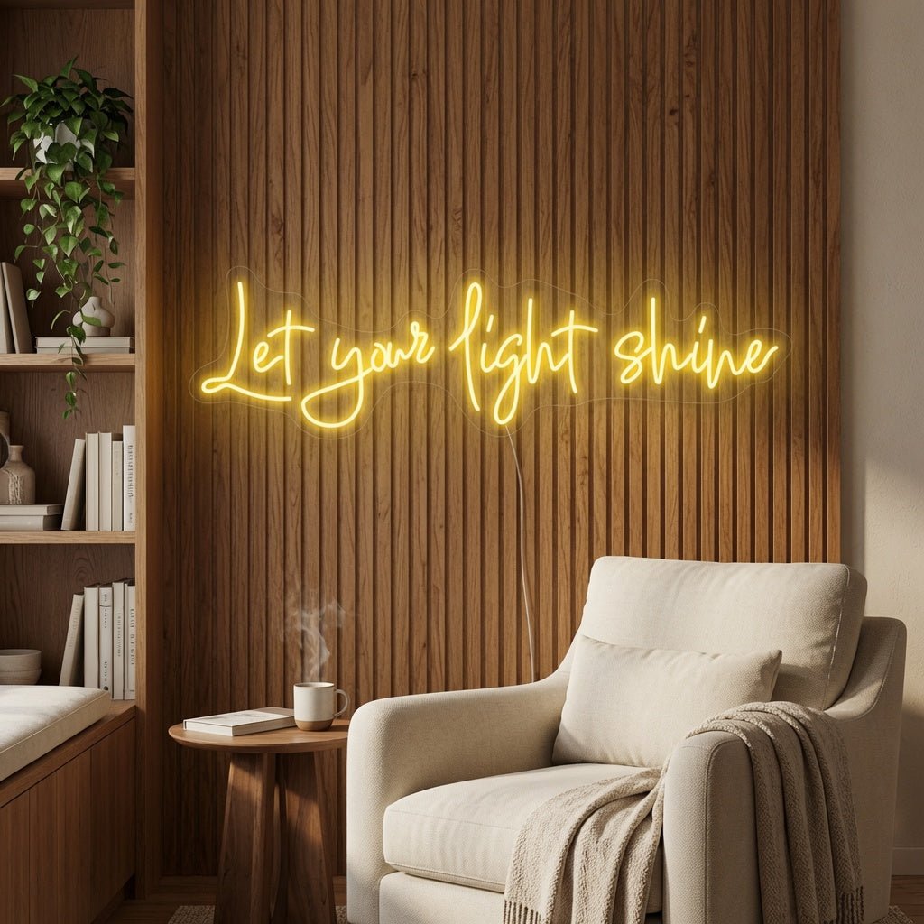 Let Your Light Shine LED Neon Sign Home Wall Art - Shineneon