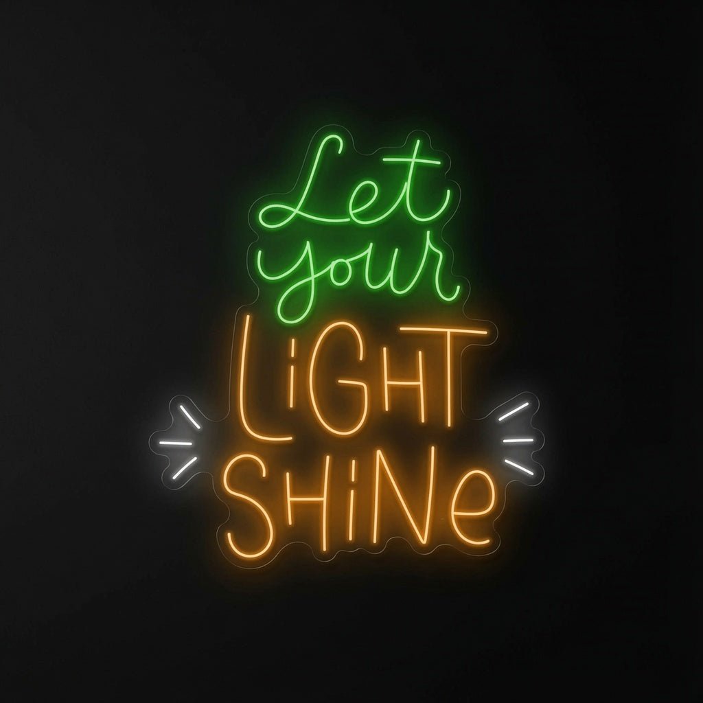 Let Your Light Shine LED Neon Sign Wall Neon Sign - Shineneon