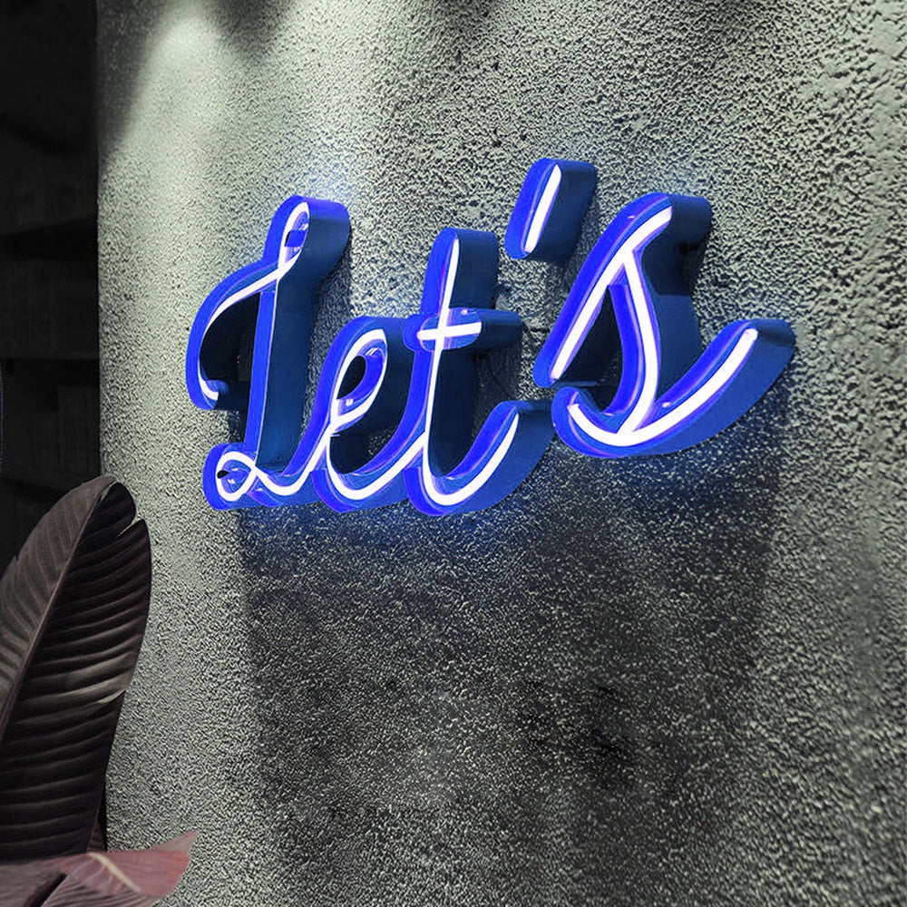 Lets 3D Frontlit Channel Letters Led Light Sign