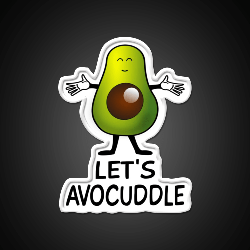 Lets Avocuddle Taco Led Neon Sign Mexican Food Sign Rgb Color - Shineneon
