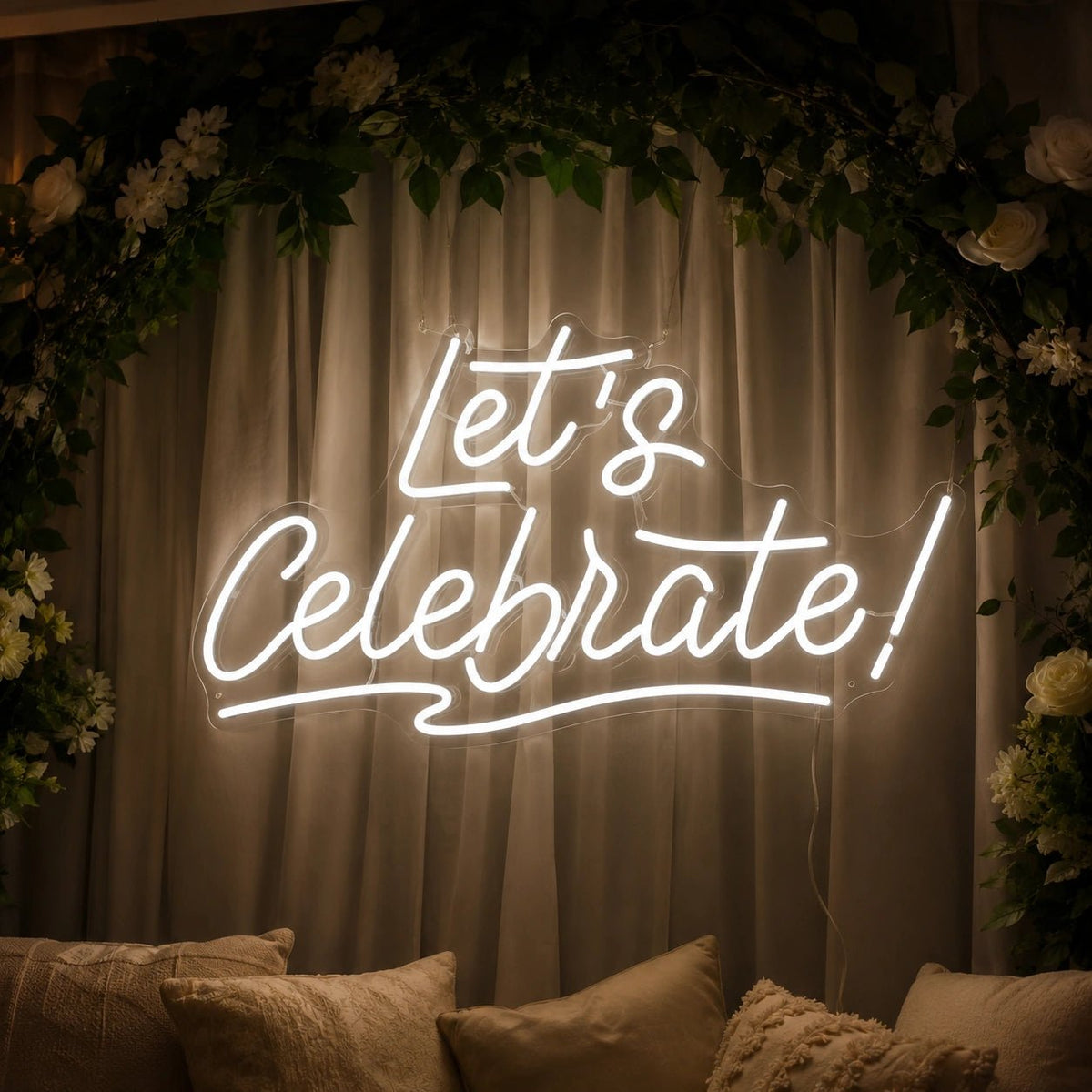 Lets Celebrate LED Neon Sign - Shineneon