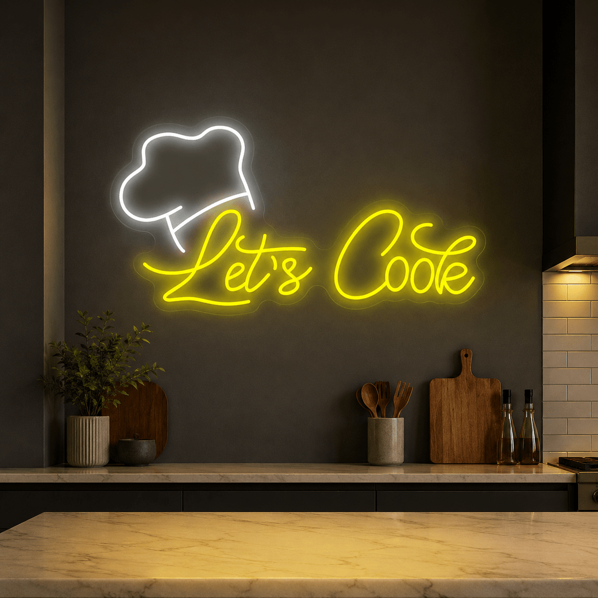 Let's Cook LED Neon Sign - Shineneon