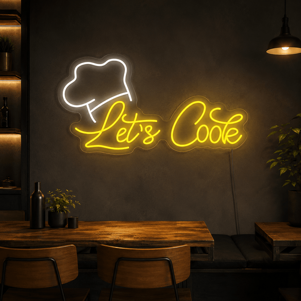 Let's Cook LED Neon Sign - Shineneon
