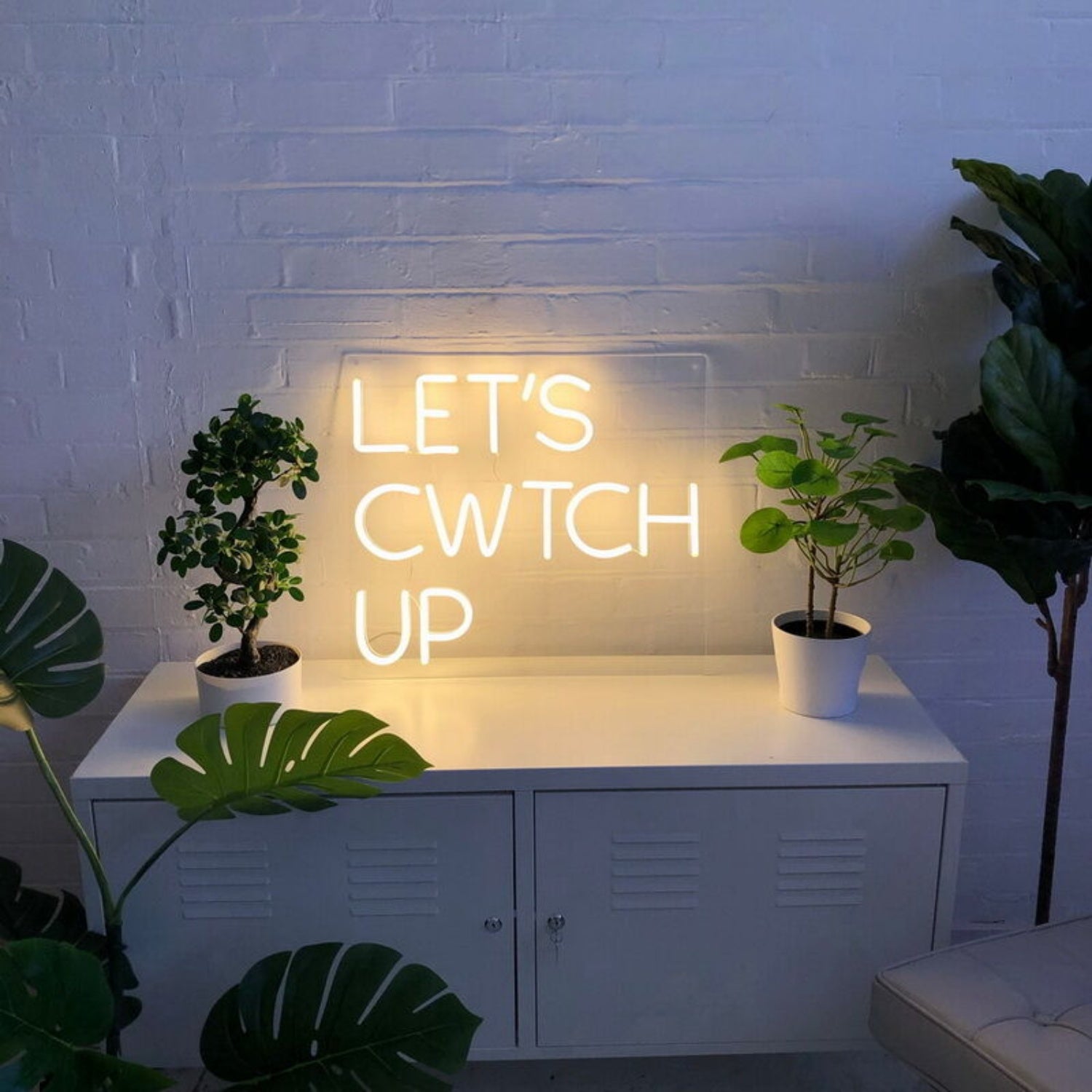 Lets Cwtch Up Neon Sign | Shineneon