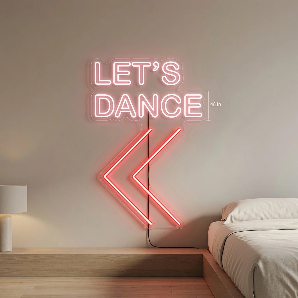 Let's Dance Bedroom Decor LED Neon Sign - Shineneon