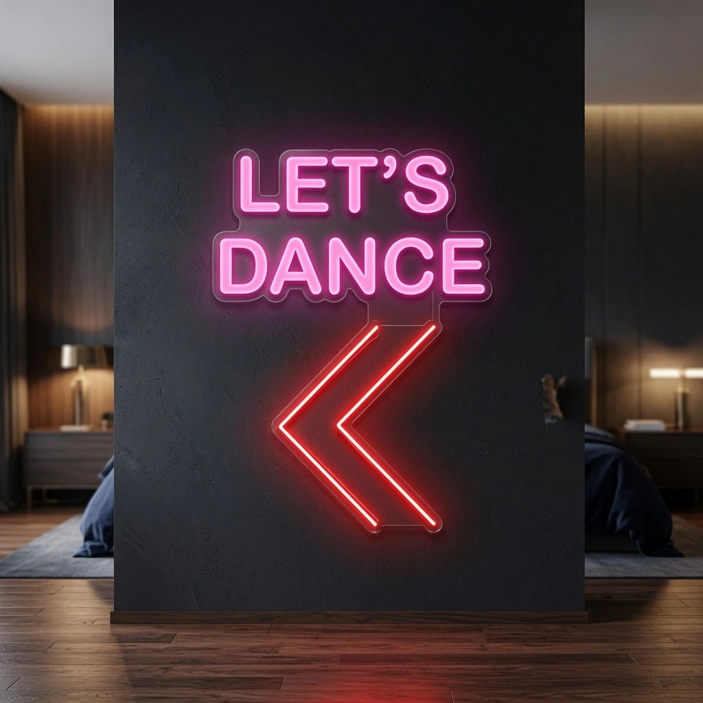 Let's Dance Bedroom Decor LED Neon Sign - Shineneon