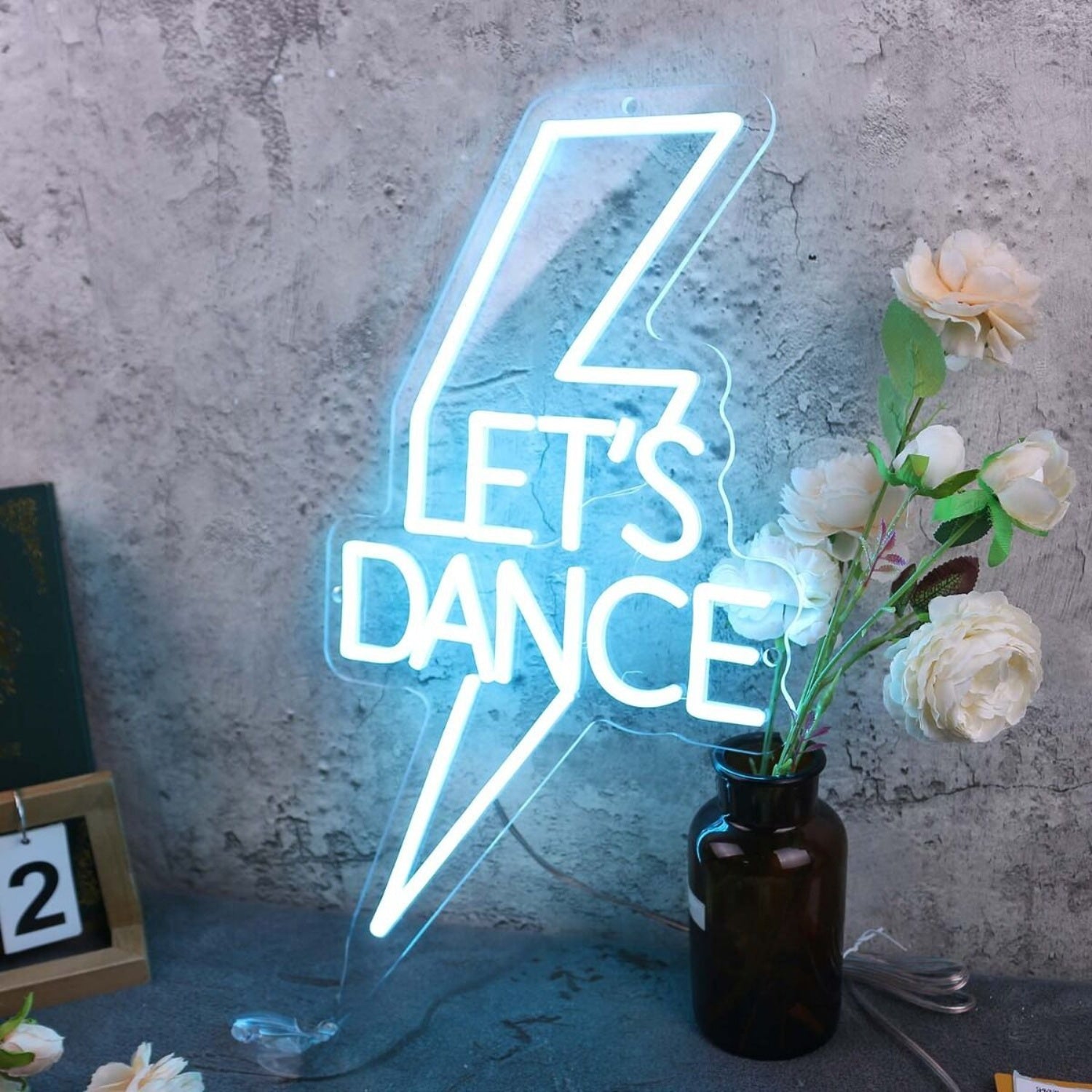 Lets Dance Blue Led Neon Sign - Shineneon