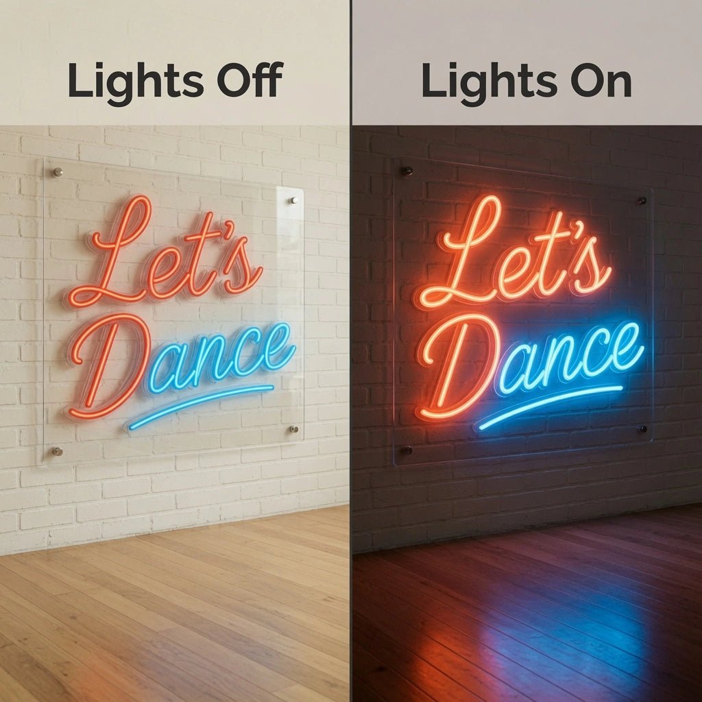 Let's Dance Business Wall Art LED Neon Sign - Shineneon