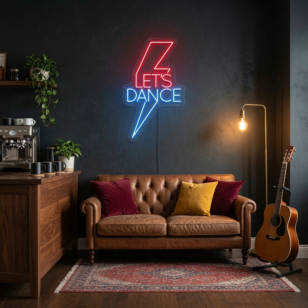 Let's Dance Coffee Bar Wall Art LED Neon Sign - 02 High-Converting Product Image