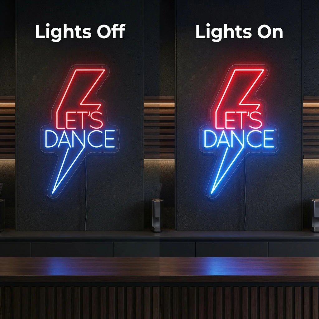 Let's Dance Coffee Bar Wall Art LED Neon Sign - Shineneon