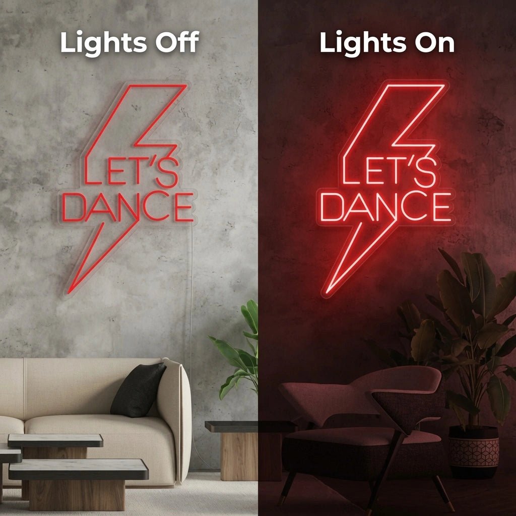 Let's Dance Coffee Shop Wall Decor LED Neon Sign - Shineneon