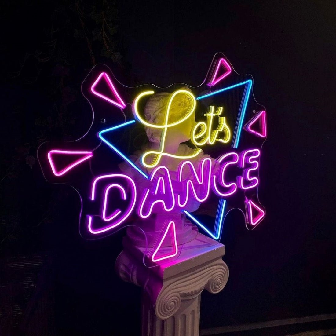 Lets Dance Led Sign Business Neon Sign Wall Decor - Shineneon