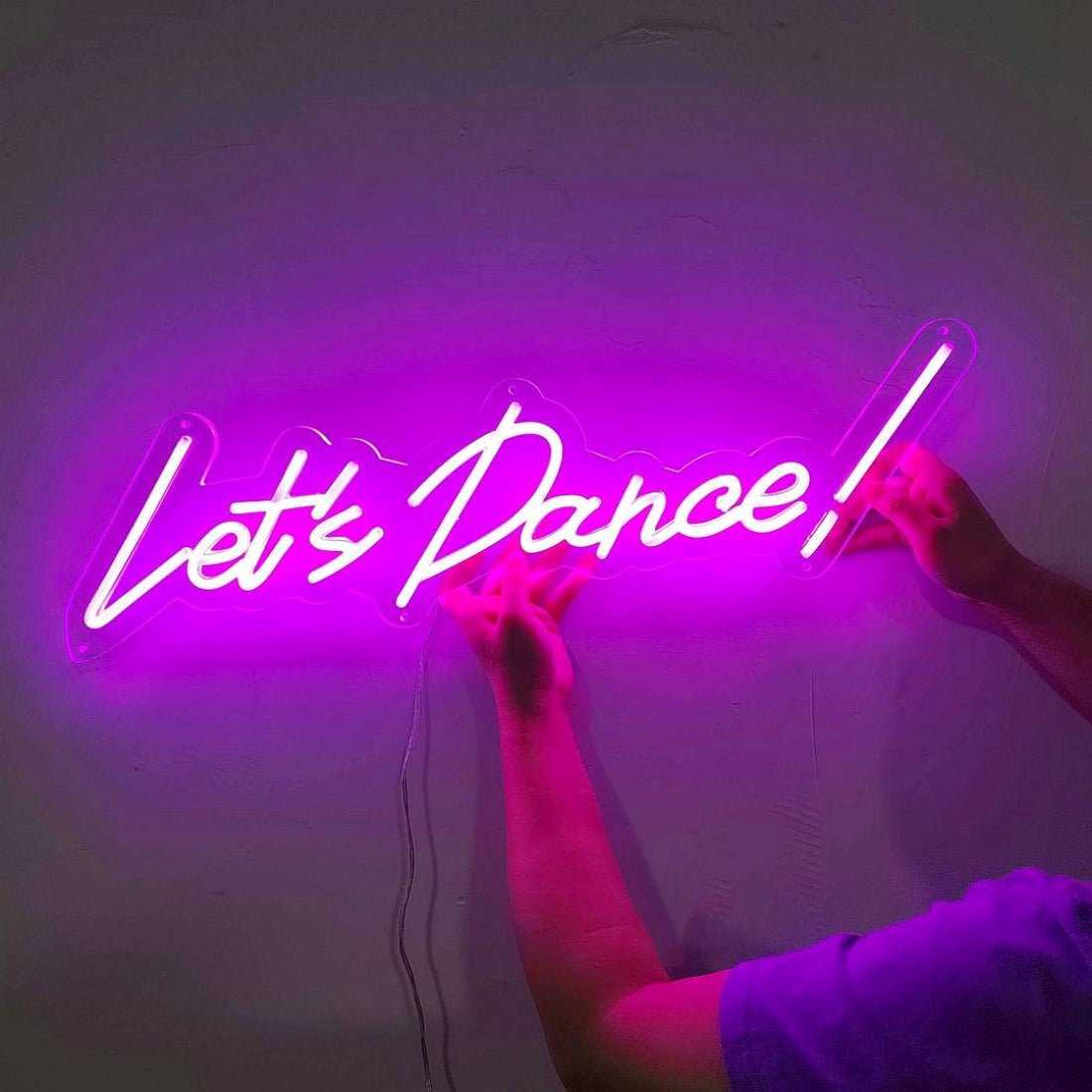 Lets Dance Led Sign Business Neon Signs Wall Art Decor - Shineneon