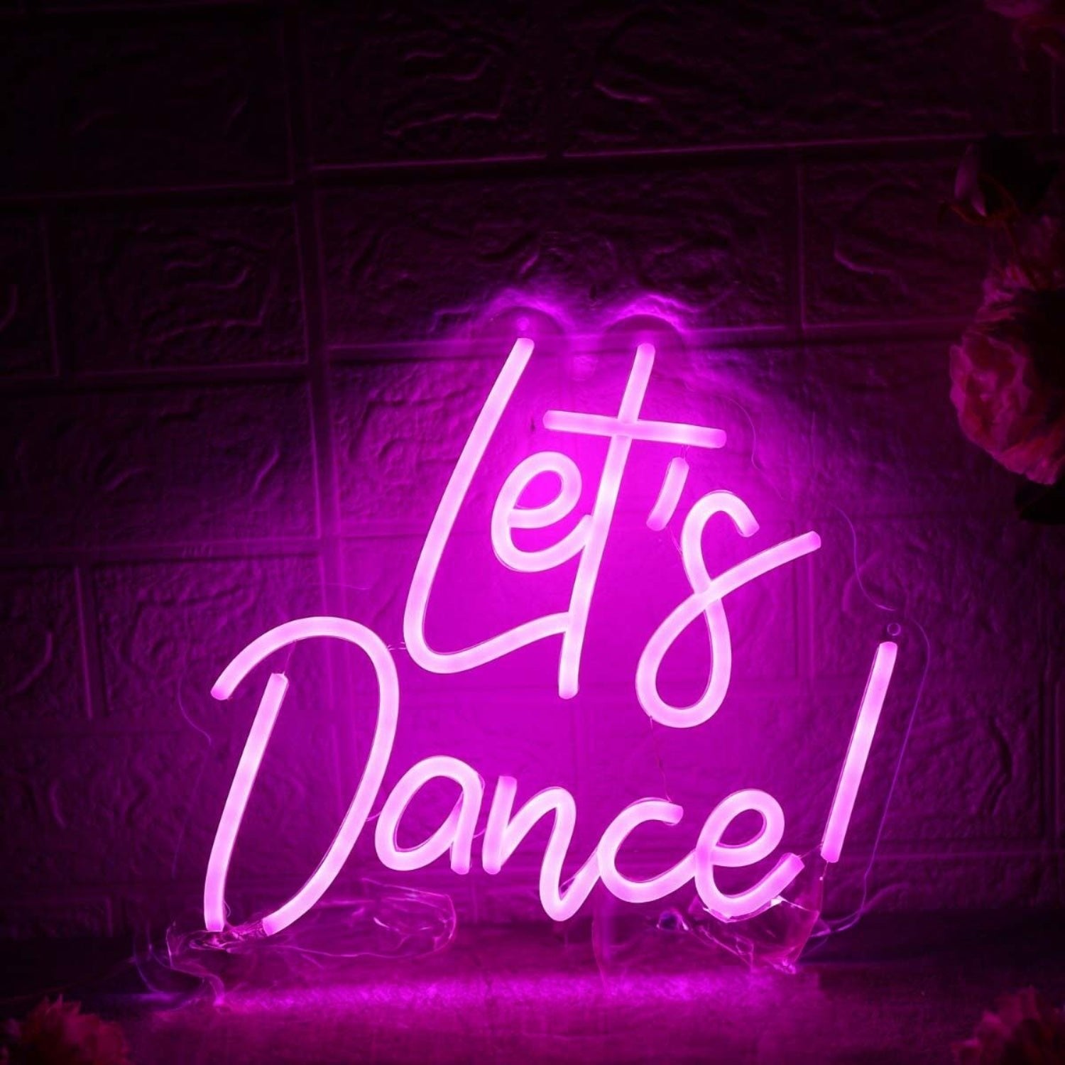 Lets Dance Pink Led Neon Sign - Shineneon