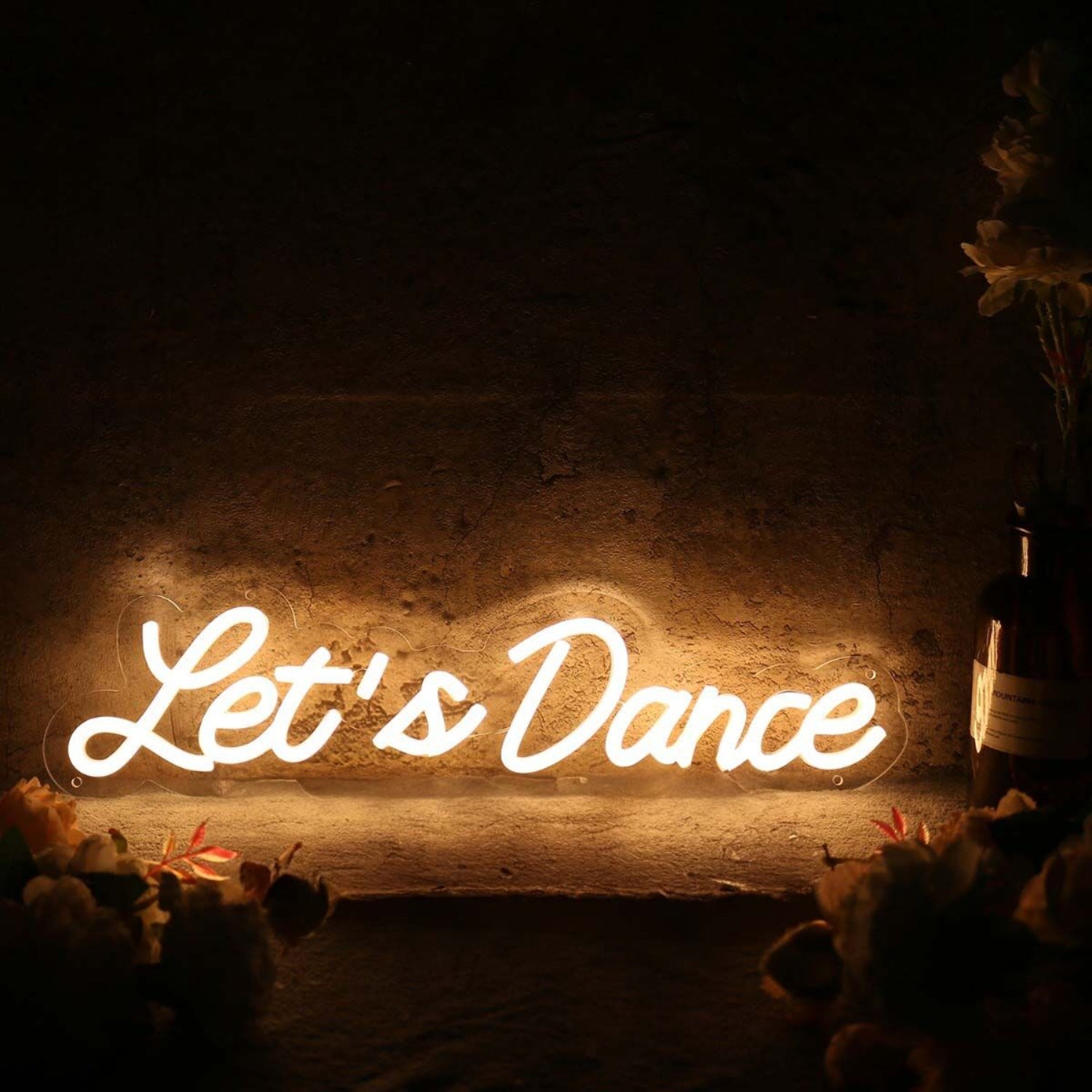 Lets Dance Yellow Custom Led Neon Sign - Shineneon