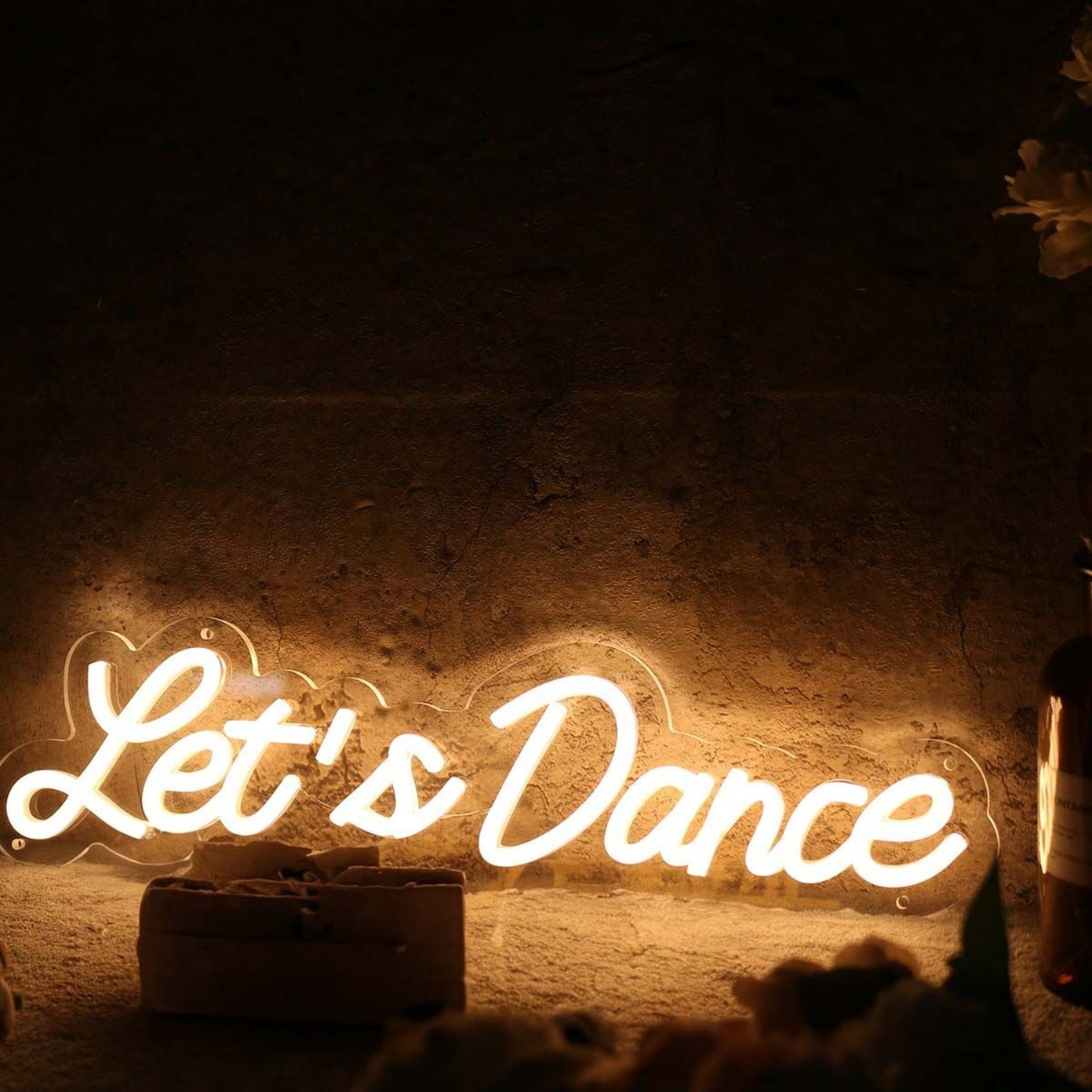 Lets Dance Yellow Custom Led Neon Sign - Shineneon