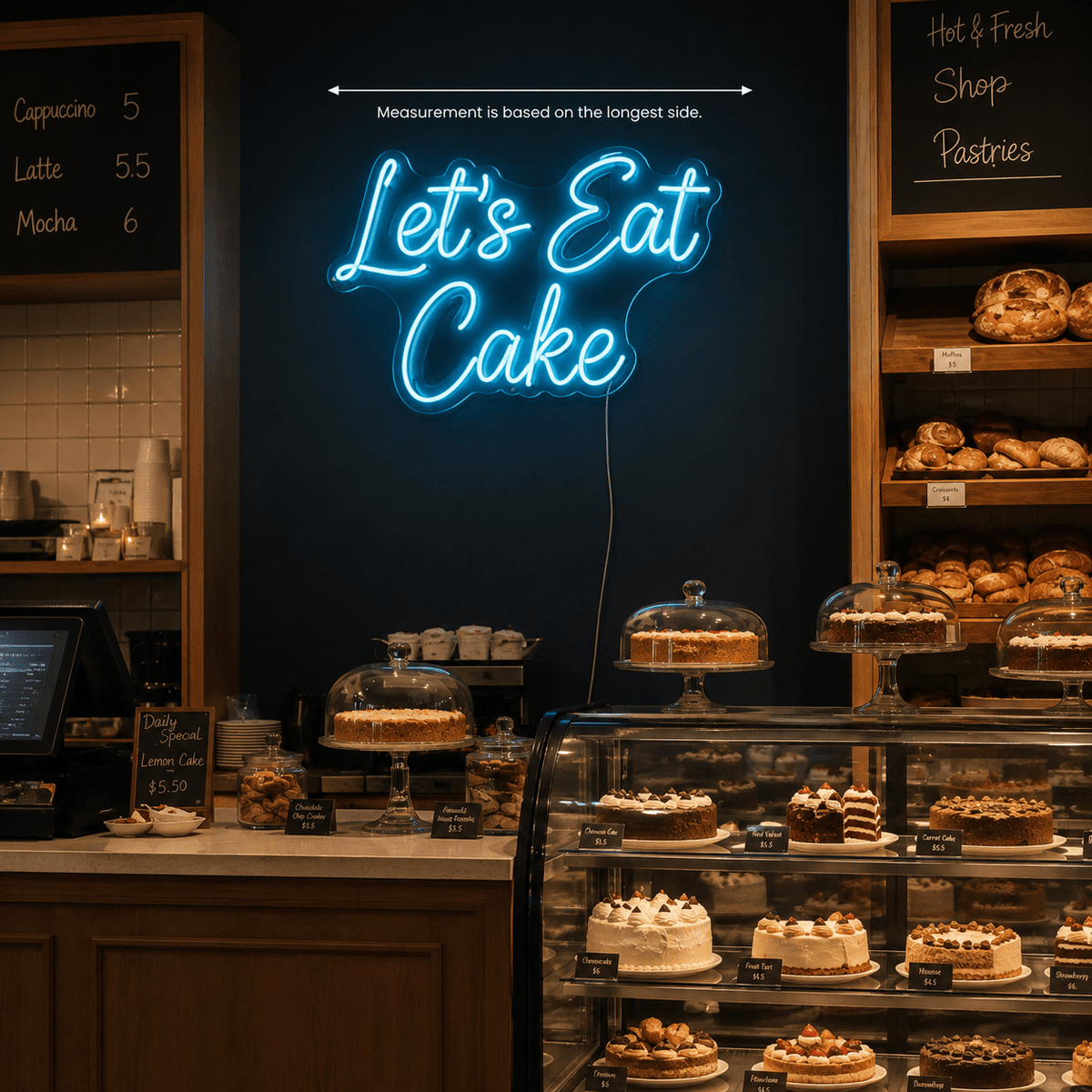 Let's Eat Cake LED Neon Sign - Shineneon