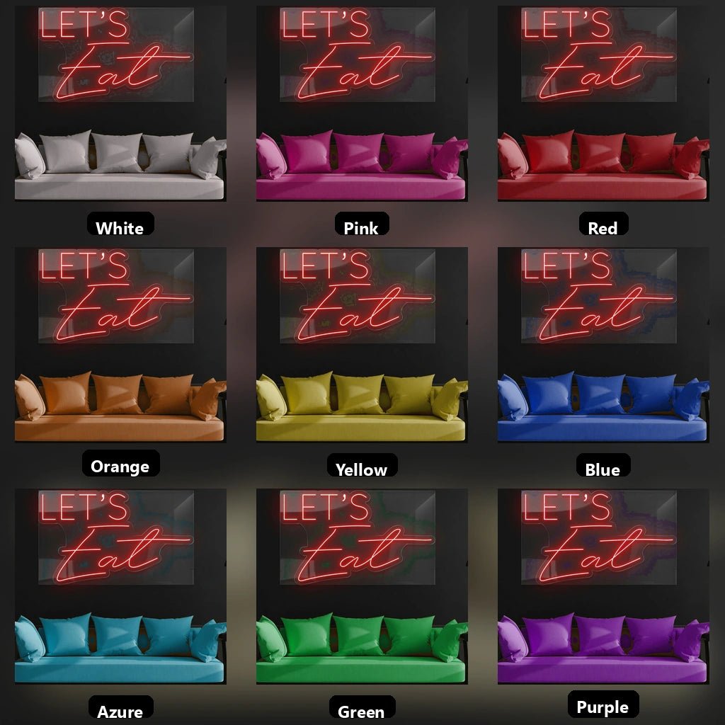 Let's Eat LED Neon Sign - Shineneon