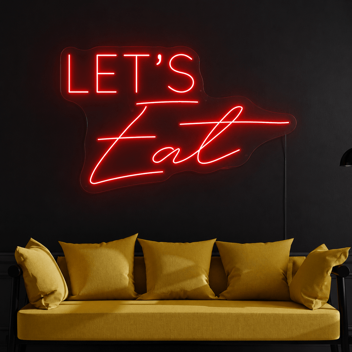 Let's Eat LED Neon Sign Wall Neon Sign - Shineneon