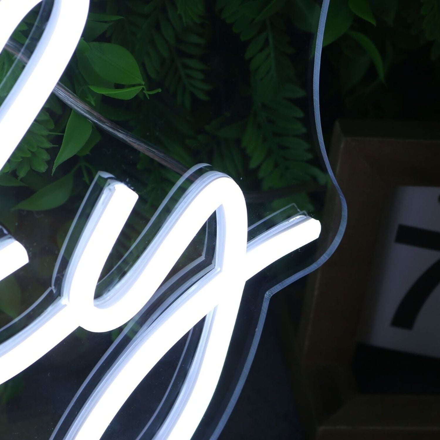 Lets Get Funky White Led Neon Sign - Shineneon