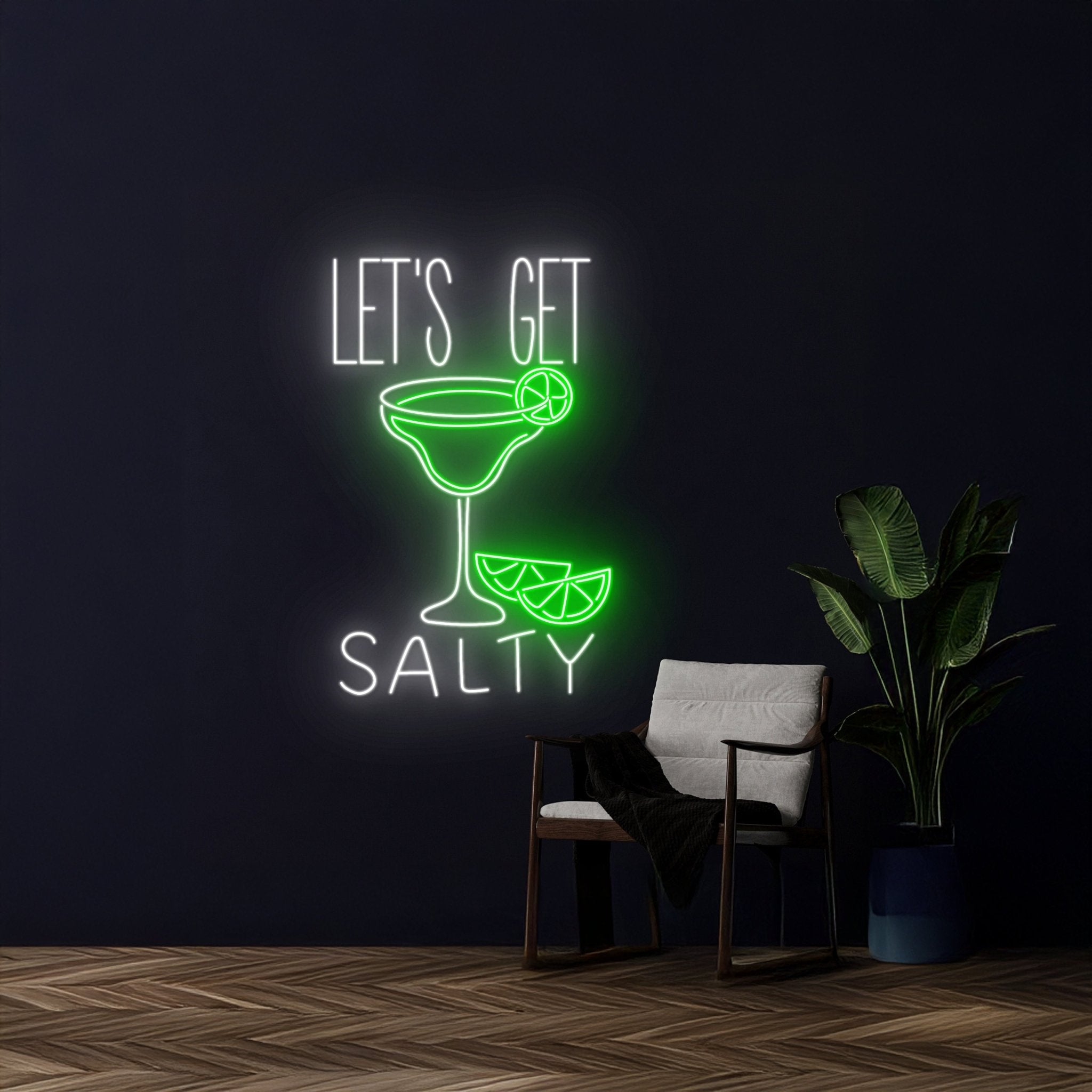 Lets Get Salty Margarita Neon Sign - Shineneon