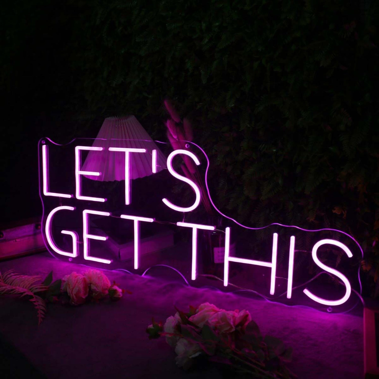 Lets Get This Pink Neon Sign | Shineneon