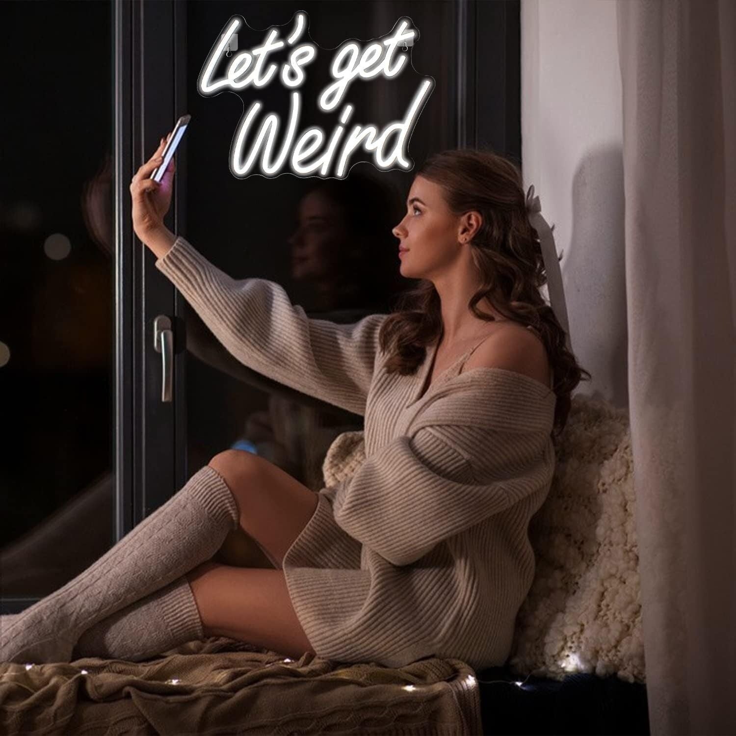 Lets Get Weird Neon Sign Party Fun | Shineneon
