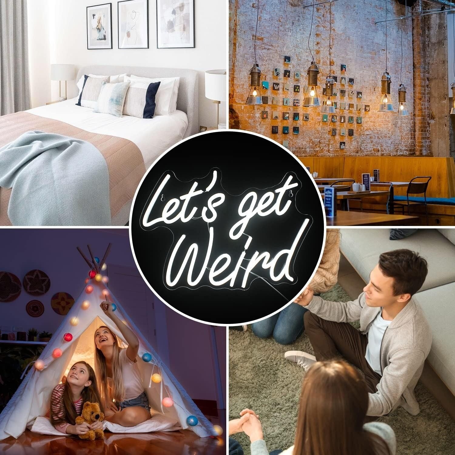 Lets Get Weird Neon Sign Party Fun | Shineneon