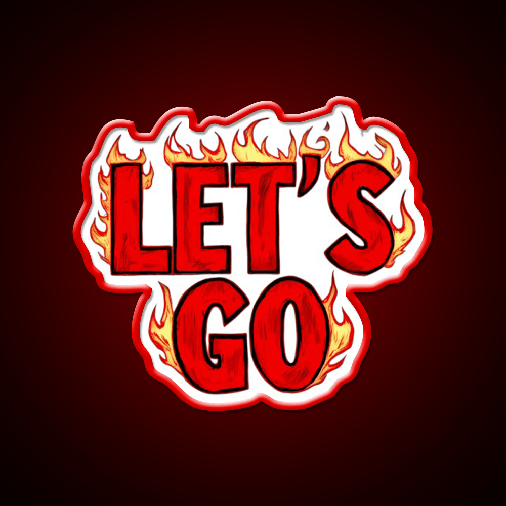Lets Go 38 Taco Led Neon Sign Mexican Food Sign Rgb Color - Shineneon
