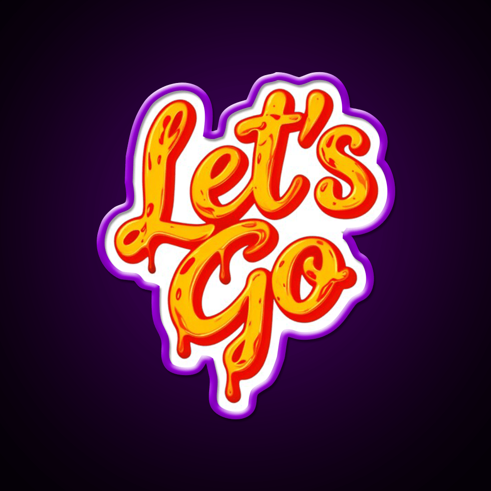 Lets Go 41 Taco Led Neon Sign Mexican Food Sign Rgb Color - Shineneon