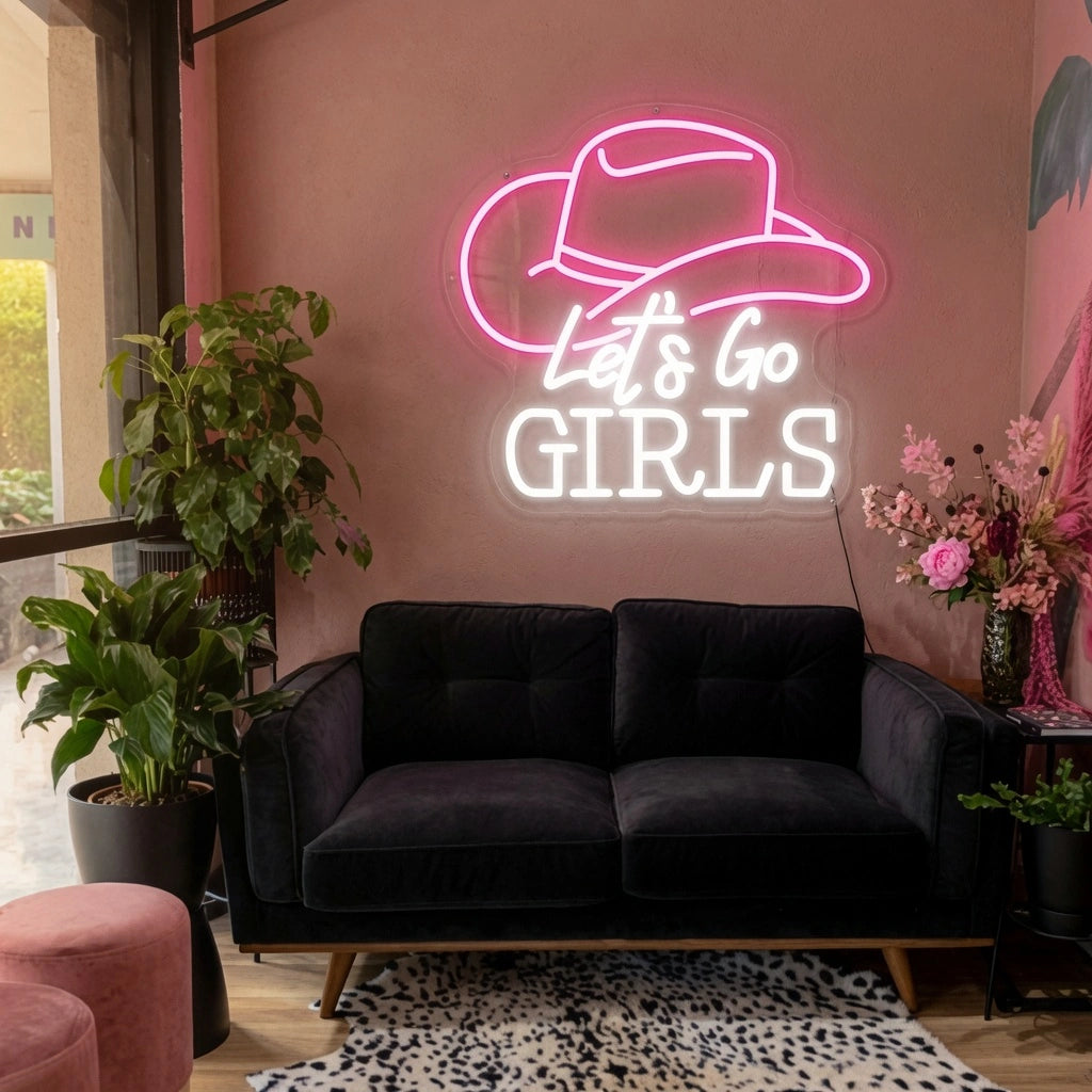 Let's Go Girls LED Neon Sign - 02 High-Converting Product Image