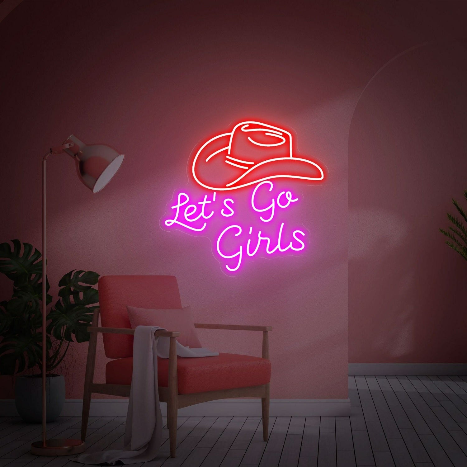 Lets Go Girls Led Neon Sign Fbachelorette Party Teenage Girl Gifts | Shineneon