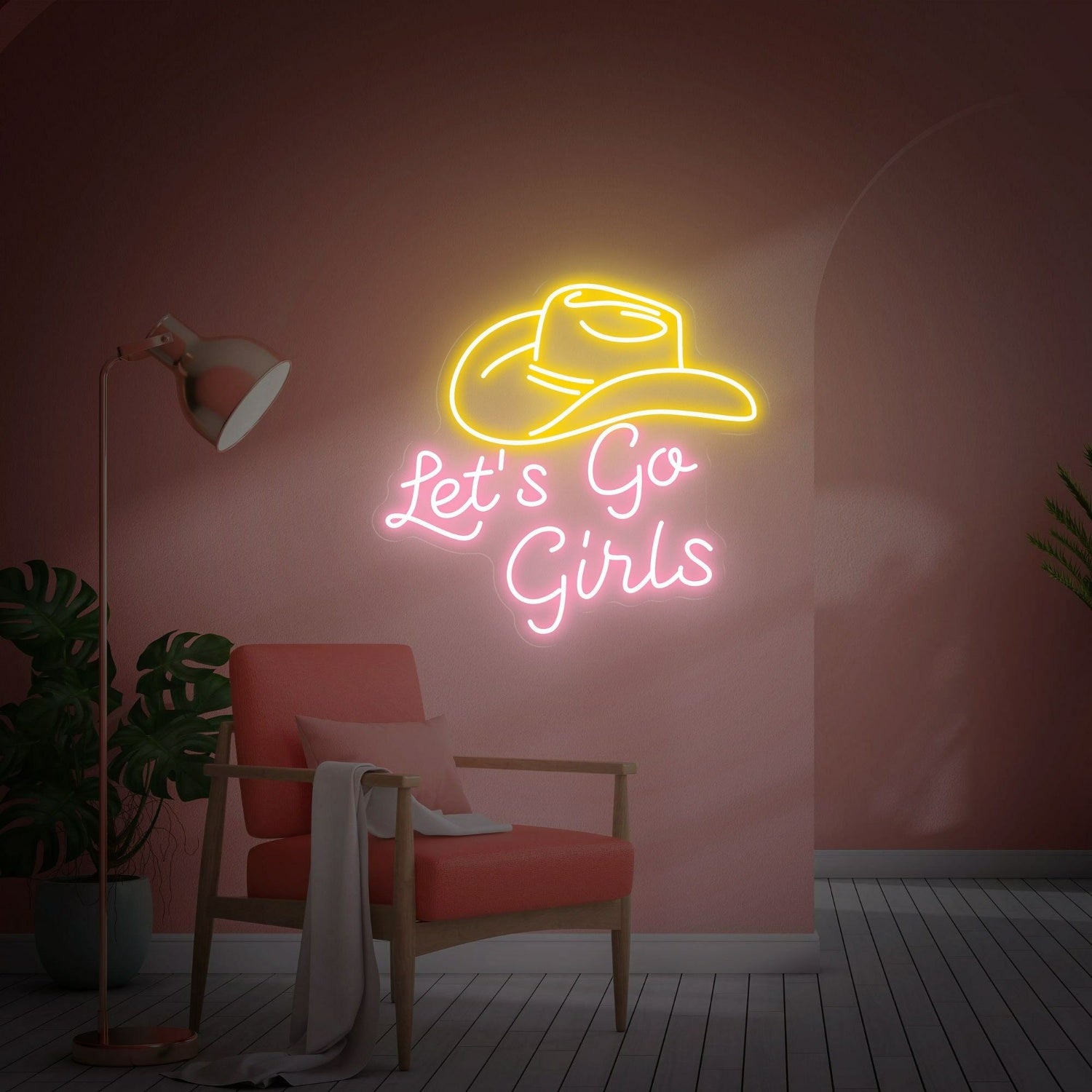 Lets Go Girls Led Neon Sign Fbachelorette Party Teenage Girl Gifts | Shineneon