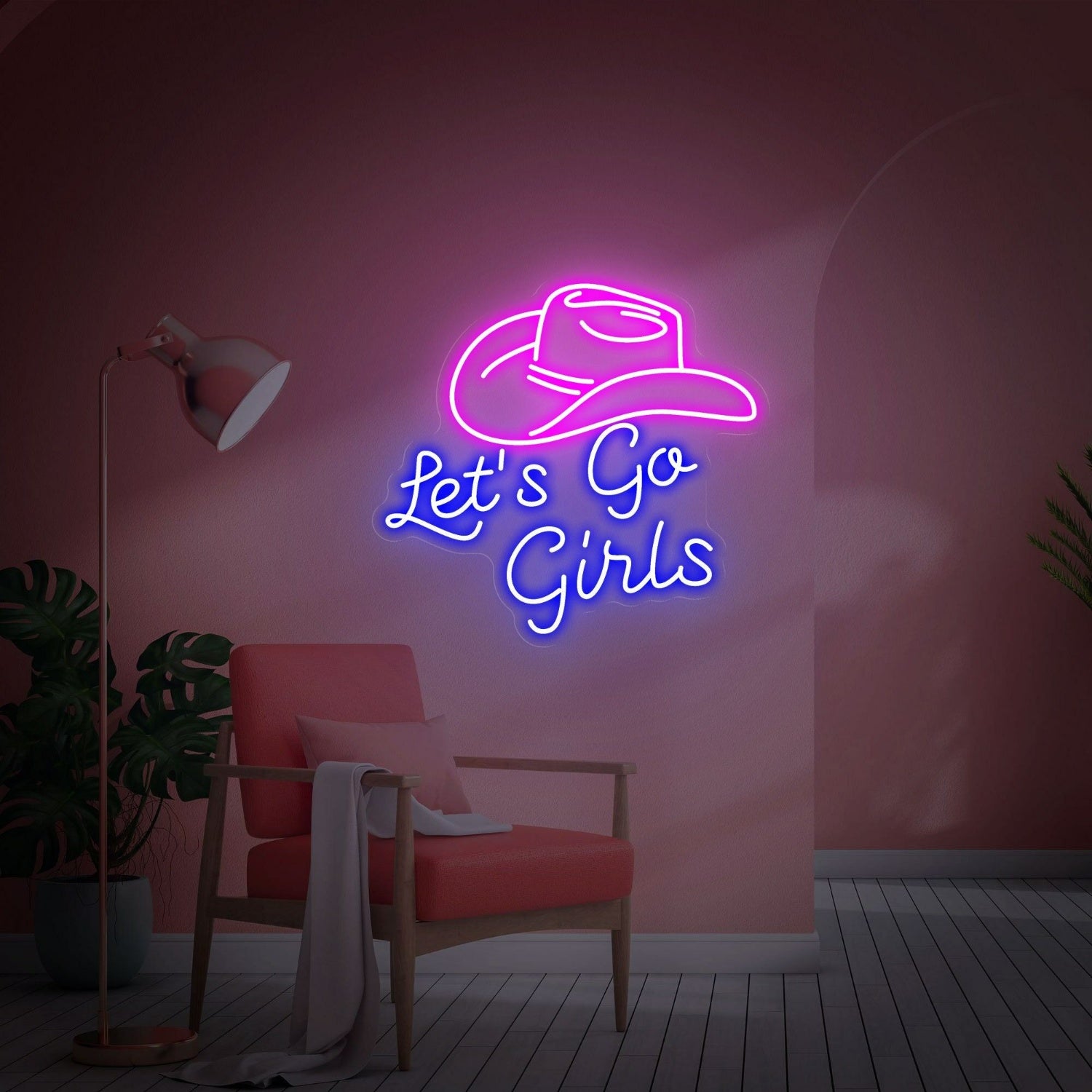 Lets Go Girls Led Neon Sign Fbachelorette Party Teenage Girl Gifts | Shineneon
