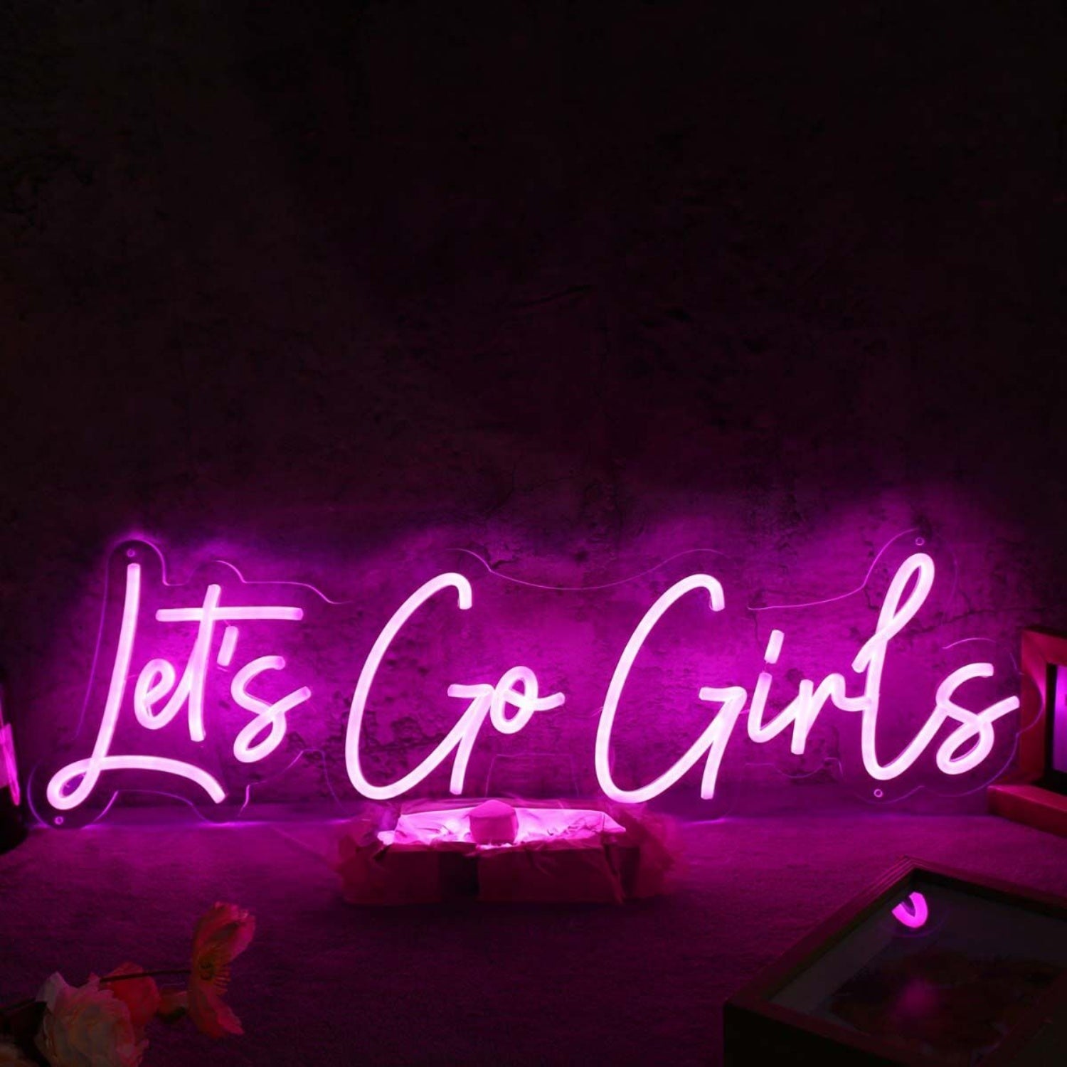 Lets Go Girls Pink Custom Led Neon Sign - Shineneon