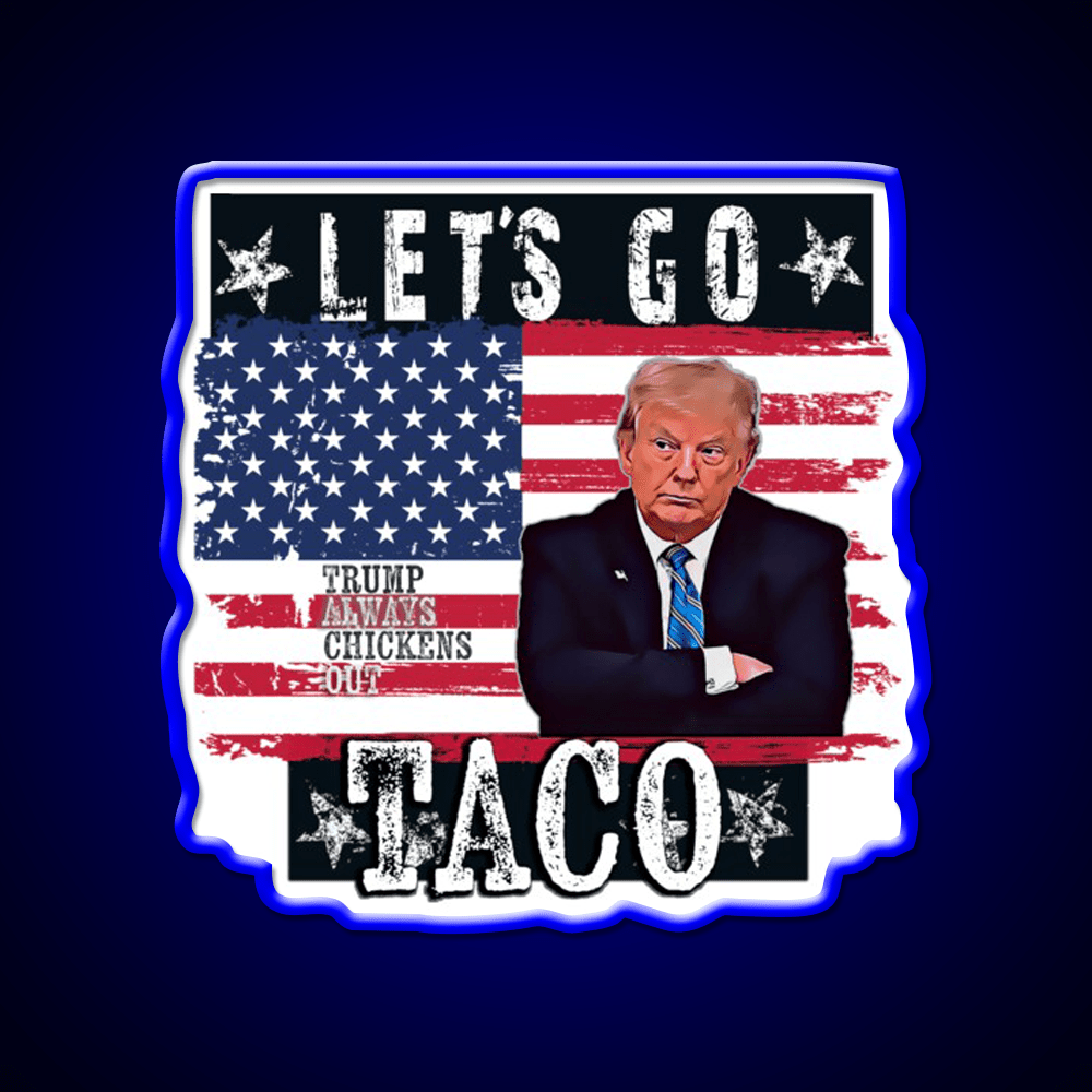 Lets Go Taco Led Neon Sign Mexican Food Sign For Taco Night Rgb Color - Shineneon