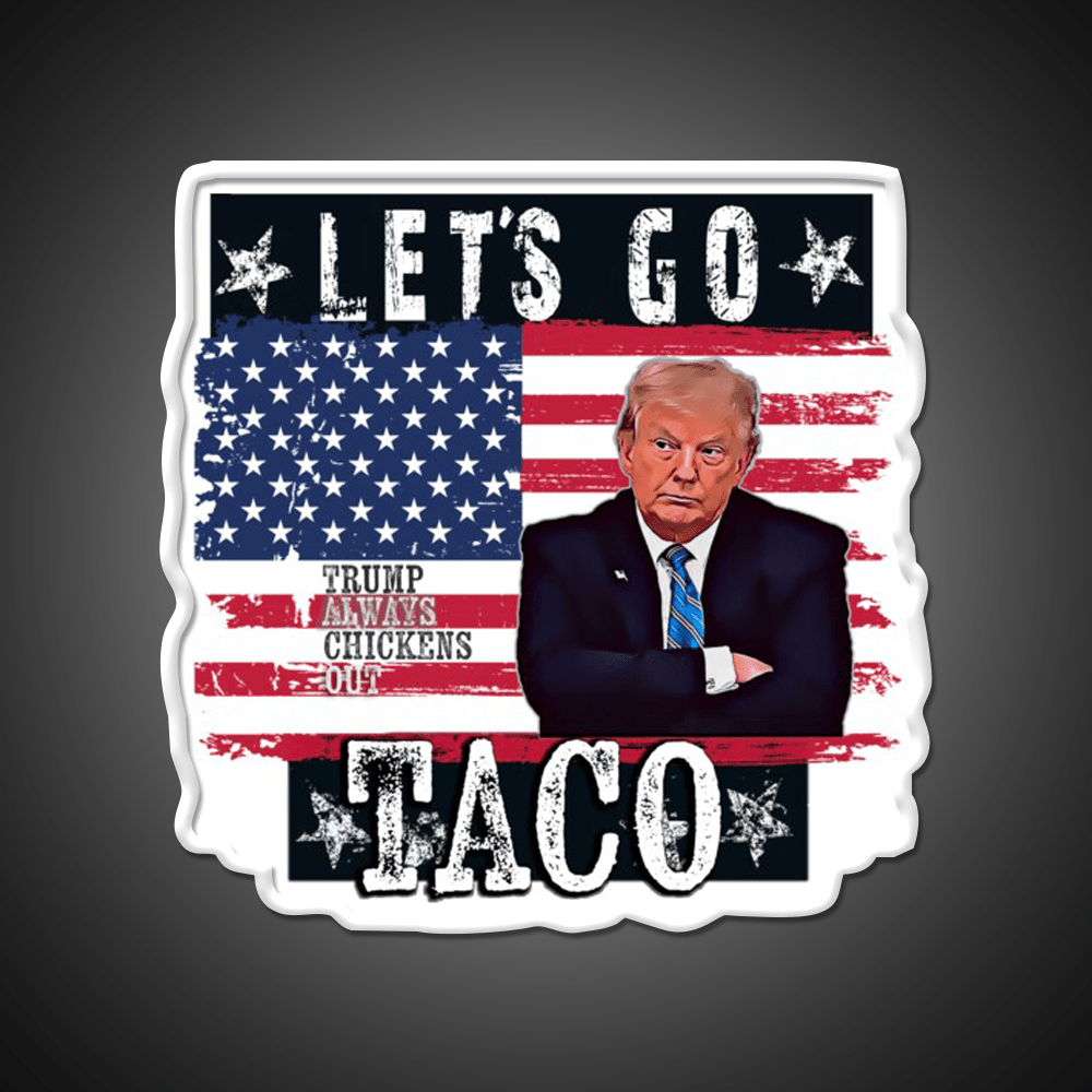 Lets Go Taco Led Neon Sign Mexican Food Sign For Taco Night Rgb Color - Shineneon