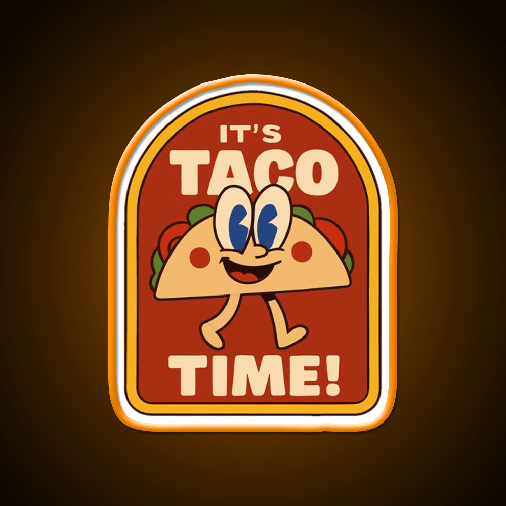 Lets Go Taco Led Neon Sign Mexican Food Sign Kitchen Taco Light Rgb Color - Shineneon