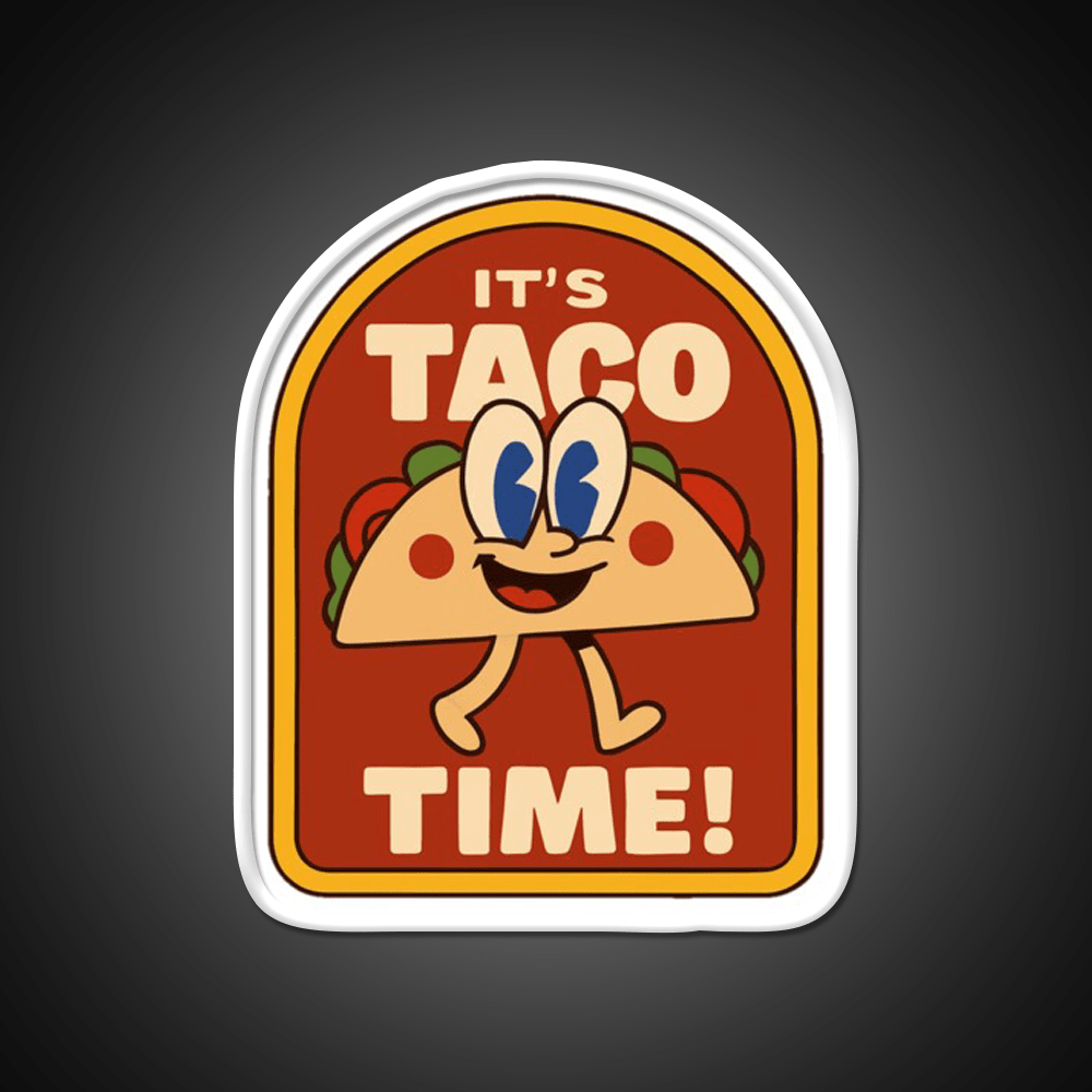 Lets Go Taco Led Neon Sign Mexican Food Sign Kitchen Taco Light Rgb Color - Shineneon