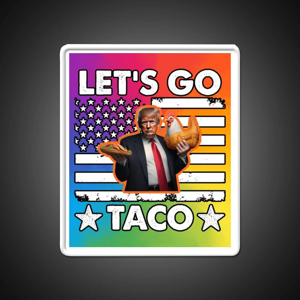 Lets Go Taco Led Neon Sign Mexican Food Sign Mexican Bar Rgb Color - Shineneon