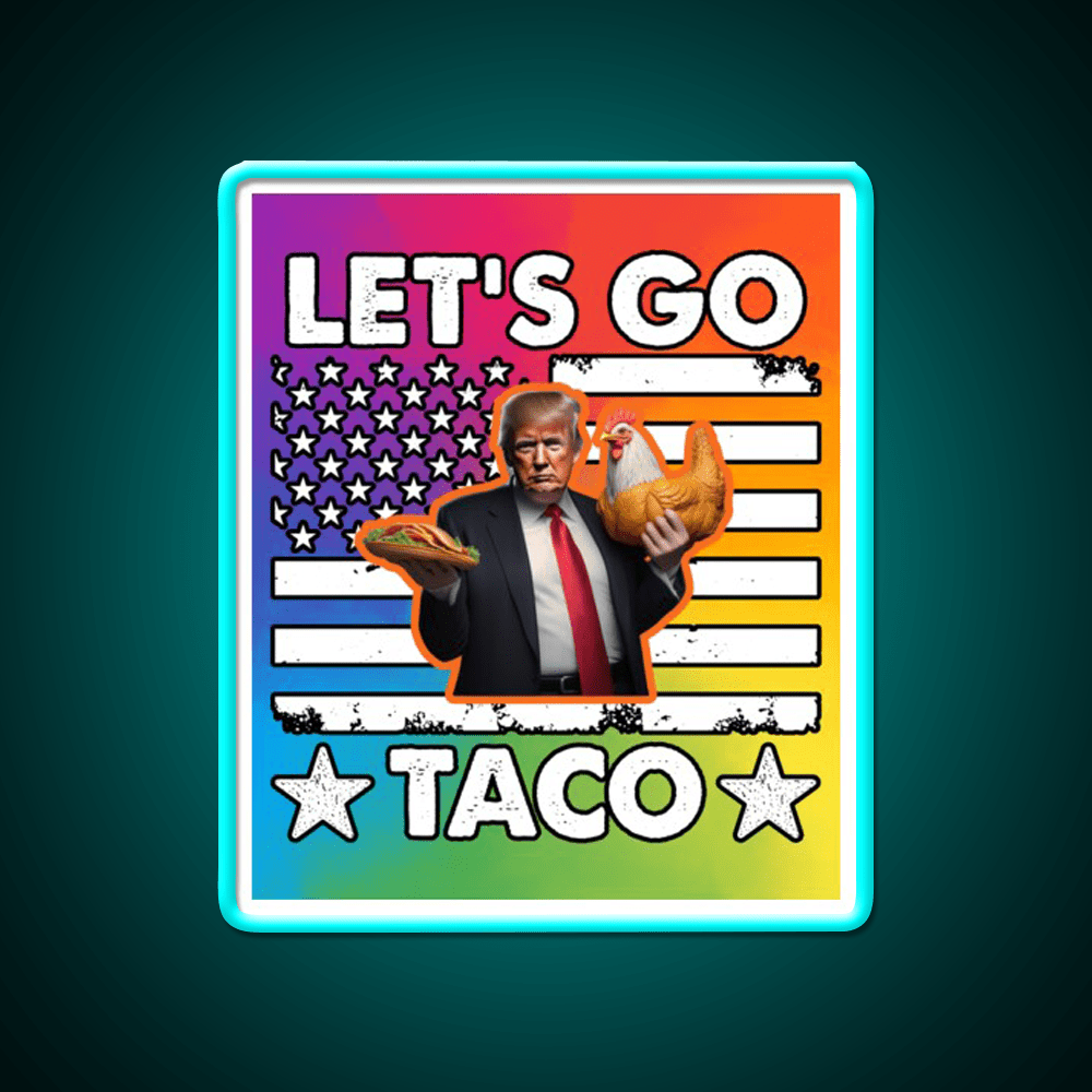 Lets Go Taco Led Neon Sign Mexican Food Sign Mexican Bar Rgb Color - Shineneon