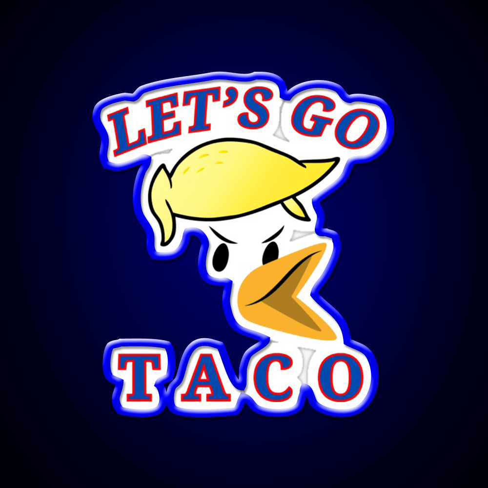 Lets Go Taco Led Neon Sign Mexican Food Sign Taco Light Kitchen Sign Rgb Color - Shineneon